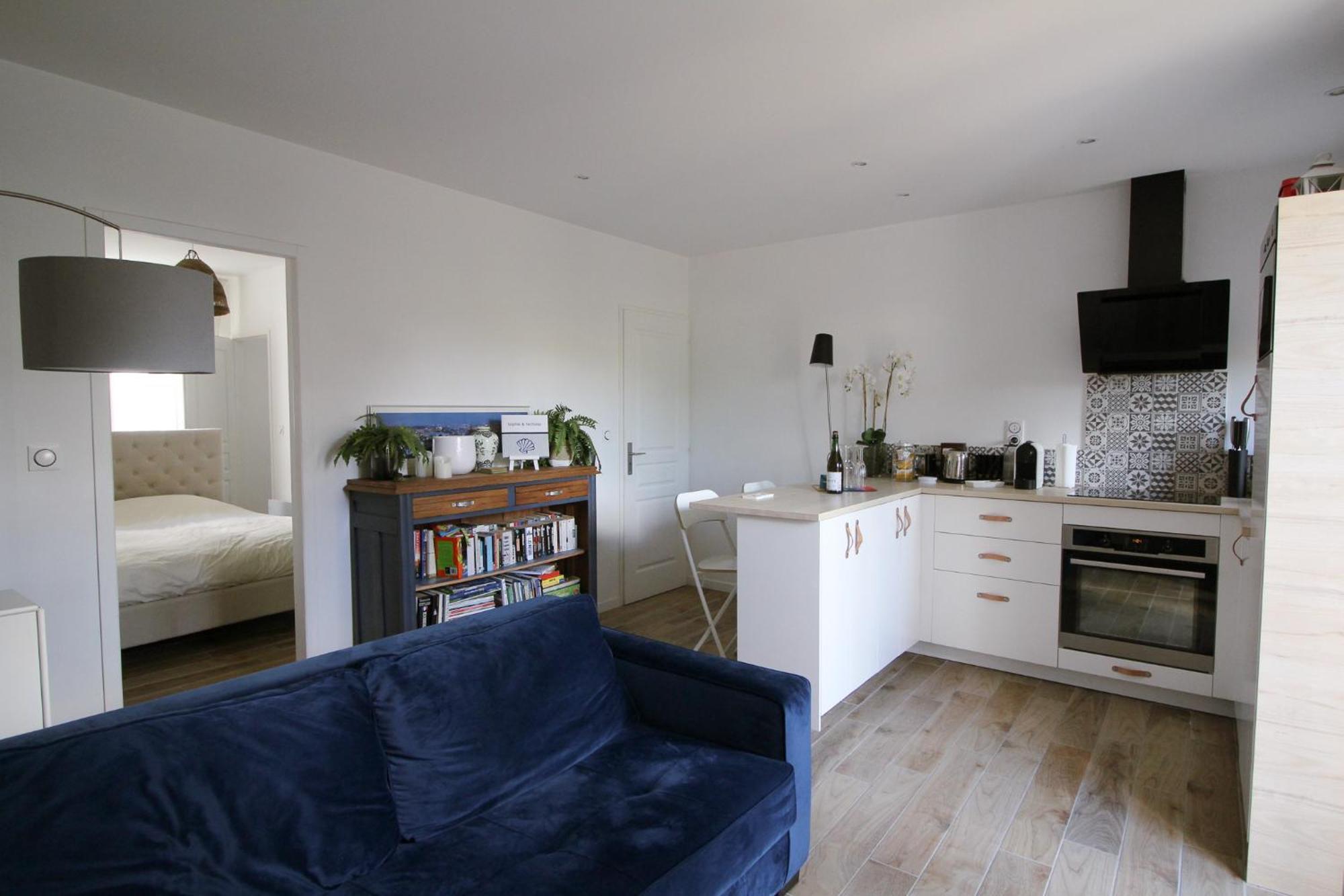 Appartement Avec Terrasse Privee, Plage A Pied Saint-Aubin-Sur-Mer  Exterior photo